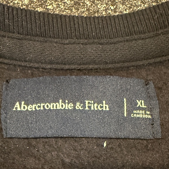 Abercrombie & Fitch Black Crewneck Sweatshirt - size XL - Picture 2 of 4
